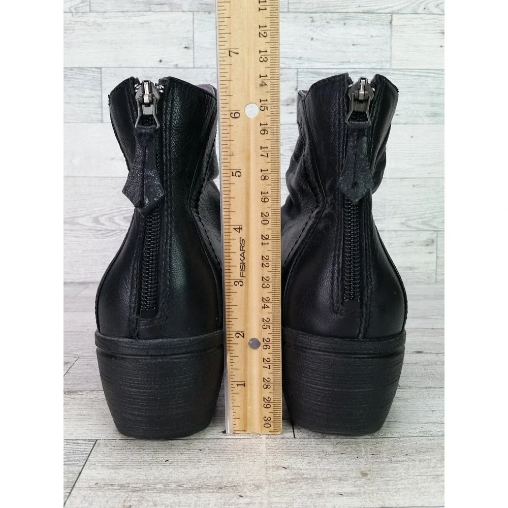 Womens Dansko Arisa Nappa Black Wedge Ankle Boots EU 39 Size 8.5-9 Shoes Booties